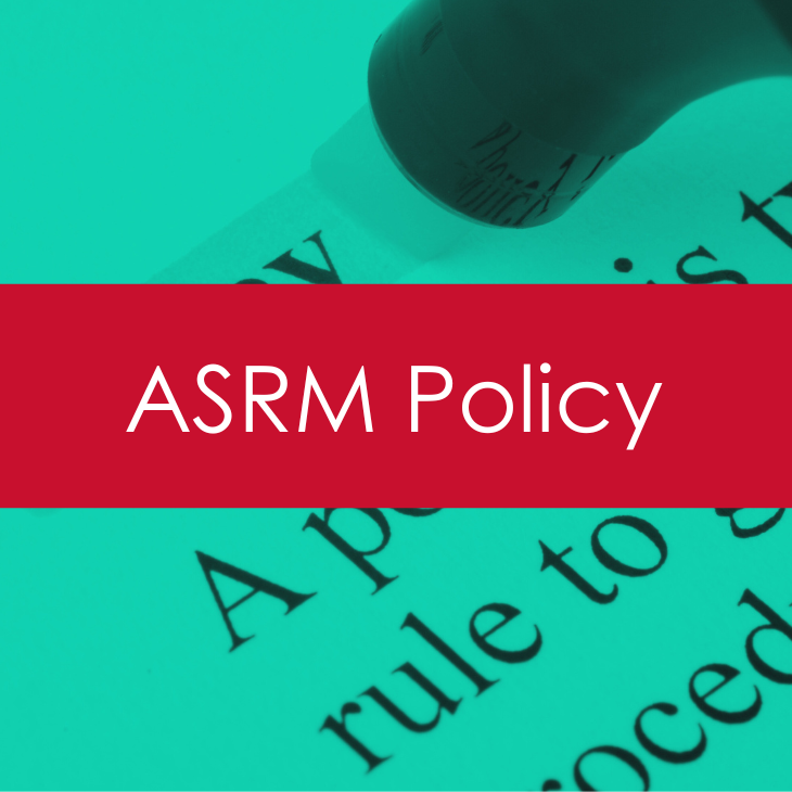 ASRM Policies 