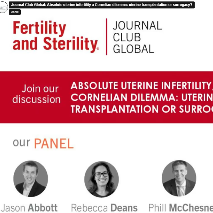 JCG Uterine Infertility Webinar 