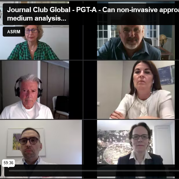 JOURNAL CLUB GLOBAL - PGT-A - CAN NON-INVASIVE APPROACHES BASED ON SPENT MEDIUM ANALYSIS teaser