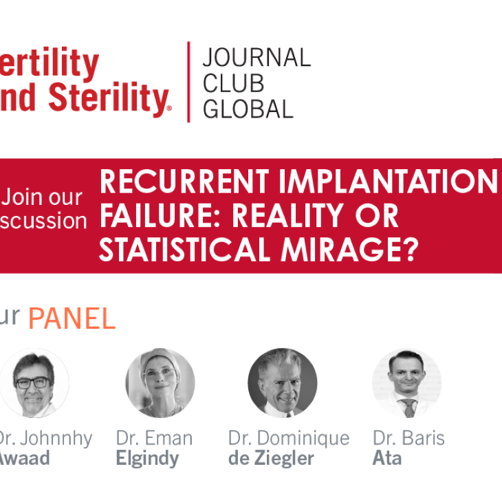 Journal Club Global title card for "Recurrent Implantation Failure: Reality or Statistical Mirage teaser