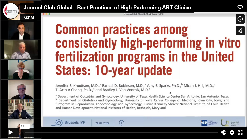 JCG Best practices of high performing ART